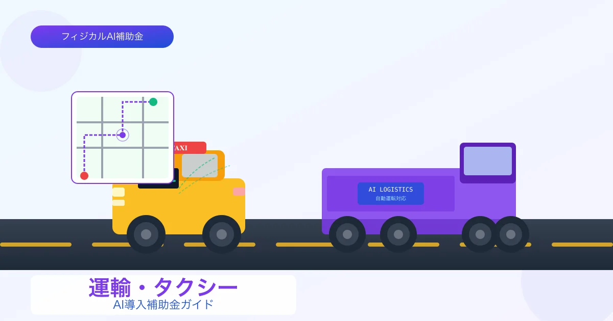 【2026年版】運輸・タクシーのAI導入補助金 完全ガイド
